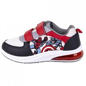 Zapatillas Deportivas con LED The Avengers Velcro Negro