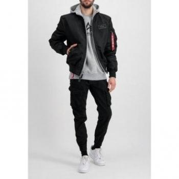 Alpha Industries MA-1 D-Tec Bomber Jacket - Men's Black - Sizes M to 3XL