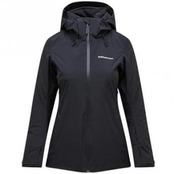 Chaqueta de esquí Peak Performance Anima para mujer, color negro, talla Medium