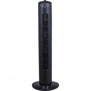 Optimus F-8449BK-F 3-Speed 60-Watt 32-In. Portable Oscillating Tower Fan with Timer (Black)