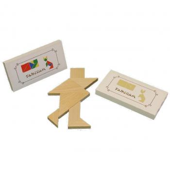 Rudolphs Schatzkiste RAM de 7 Piezas sin Pintar, 5.6 x 7.8 x 1 cm de la Alga Marina Que Pone Otra Vez el Juego de Madera del Juego
