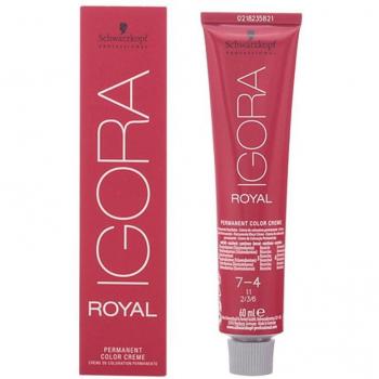 Schwarzkopf Professional IGORA Royal Hair Color 7-4 Medium Blonde Beige 60 ml