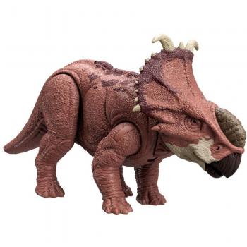 Figura de acción Jurassic World Epic Evolution Wild Roar Pachyrhinosaurus, incluye sonido de rugido salvaje, articulaciones móviles, diseño detallado y escala adecuada para coleccionistas
