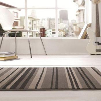 Elemento Gris/Negro Canterbury Alfombra Tamaño de la alfombra: 220 x 160 cm