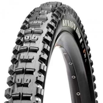 Cubierta Maxxis Minion DHR II TR 29x2.40 - Tacos laterales ensanchados para mayor apoyo, diseño optimizado para giro y rendimiento en downhill, compatible con tubeless
