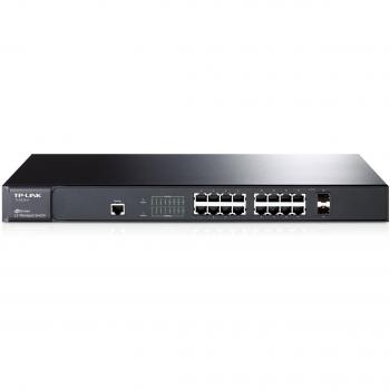 TP-Link TL-SG3216 - Switch gestionado con 16 puertos y 2 ranuras SFP