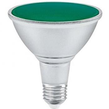 Lámpara LED OSRAM PAR38 E27 13W Verde 300lm IP65 25000h