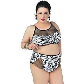Batedan - Conjunto - para mujer multicolor Cebra XXX-Large