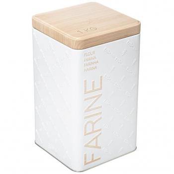 Caja metálica para harina Scandi Nature de 1kg