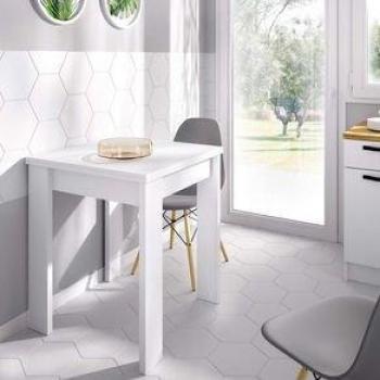 Mesa Auxiliar Extensible Bok Blanca 79,2x67,1-134x67,1 cm