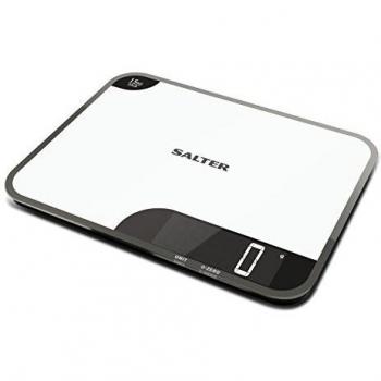 Salter 1079 WHDR 15kg Chopping Board Digital Kitchen Scales, Stainless Steel, 15 KG MAX