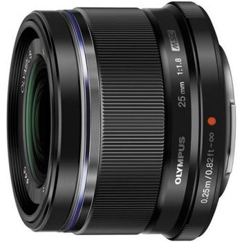 Olympus M.Zuiko 25mm F/1.8 Lens (Black) for Micro Four Thirds