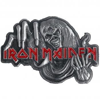 Iron Maiden Number Of The Beast Pin gris/rojo