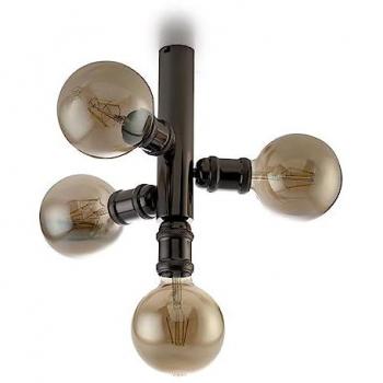 Plafón LED Cora Grafito 4xE27 - Calidad y Diseño