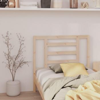 Cabecero de cama 96x4x100 cm madera maciza de pino