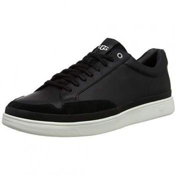 UGG® Men's South Bay Low Leather Sneakers - Black Oxford, Size 9