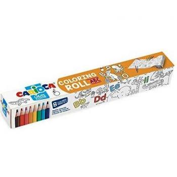 Carioca Coloring Roll + 8 Matite ABC