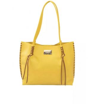 Baldinini Trend Yellow Polyurethane Handbag