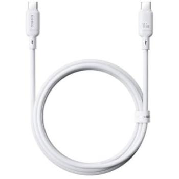 Cable USB-C Baseus Silky Series 100W 2m Carga Rápida Blanco