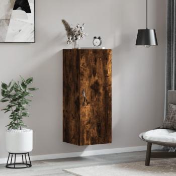Gabinete montado en la ropa Roble Humo 34,5x34x90 cm Madera multicapa