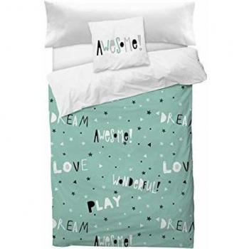 NORKIDS Funda nórdica Awesome Green Cama 90