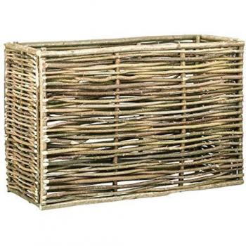 vidaXL Arriate Madera Avellano 120x40x80 cm Macetero Tiesto Jardín Plantas