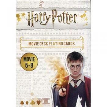 Baraja de Póker Harry Potter (Películas 5 a 8) - Orden del Fénix, Misterio del Príncipe, Reliquias de la Muerte - Juego de Mesa para Adultos y Familias