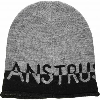 Trussardi Jeans Beanie Knit Misto Lana Logo Ja Boina, Gris