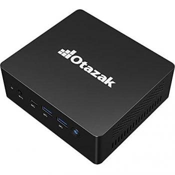 Mini PC Windows 10 Pro Celeron J4125 8GB LPDDR4 128GB SATA SSD Soporte Windows 11 y Liunx/Ubuntu iPC45 Mini computadora UHD 4K@60Hz USB-C Dual Band Wi-Fi BT5.0 PXE LAN RTC
