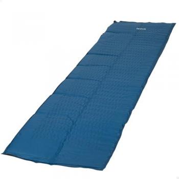 Esterilla Hinchable Plegable Aktive 175x56 cm Azul, Autoinflable, Ripstop y Foam, con Bolsa de Transporte, Ideal para Camping y Playa