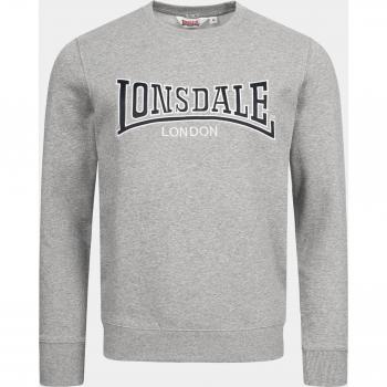 Lonsdale Men's Crewneck Sweatshirt Berger Lp181 Marl Grey