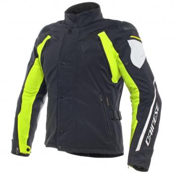DAINESE RAIN MASTER D-DRY JACKET NEGRO GLACIER-GREY FL YELLOW