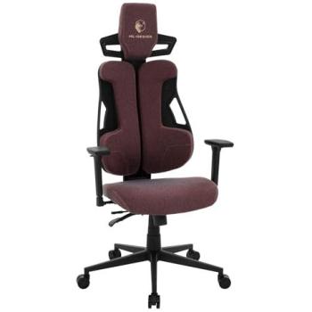 Silla Gaming Ergonómica ML Design Roja con Reposacabezas, Reposabrazos 3D Ajustables y Soporte Lumbar