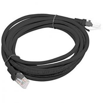 Lanberg UTP Patchcord 3m Cat5e Black (RJ45-RJ45)