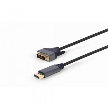 Gembird CC-DPM-DVIM-4K-6 Cable Adaptador DisplayPort a DVI 4K Macho/Macho 1.8m Negro