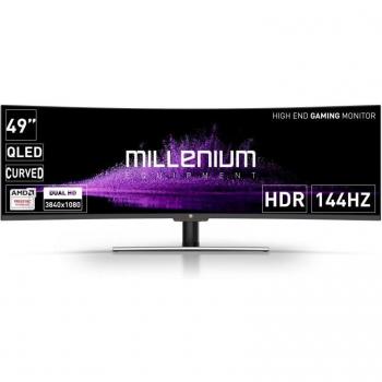 Millenium MD49PRO-2 - Monitor Gaming Curvo de 49 QLED UltraWide Dual FullHD 144Hz