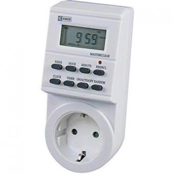 Toma de Corriente de Pared Digital EMOS TS-ED1 con Toma de Tierra