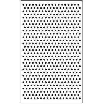 Vaessen Creative Mini Carpeta de Embossing, Lunares, para Agregar Textura y Dimensión a Páginas de Scrapbook, Tarjetas y Otras Manualidades de Papel, 7,6 x 12,7 cm
