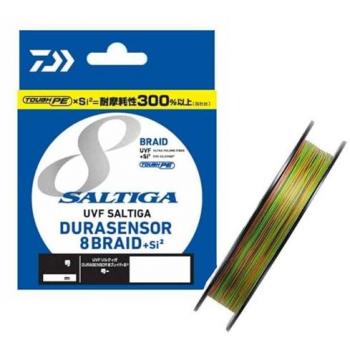 Línea Trenzada Daiwa Saltiga 8x Multicolor 300 m - Diámetro 0,26 mm, Resistencia 19 kg