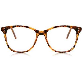 SmartBuy Collection Square Full Rim Acetate Men's Prescription Glasses Tortoiseshell Size 53 - Blue Light Block Available - Free Lenses