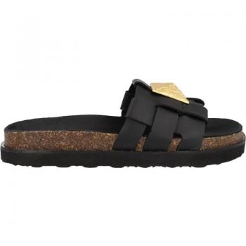 Sandalias de Mujer ITSE 24-6504 NEGRO - Sandalias cómodas y elegantes, color negro, diseño moderno, suela antideslizante, material sintético de alta calidad, plantilla acolchada para mayor confort,