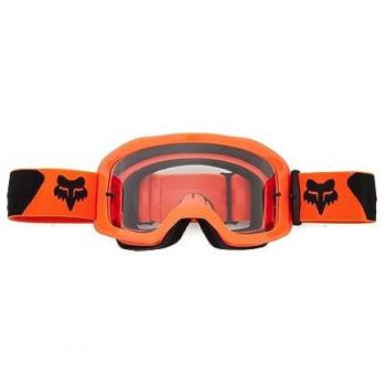 Gafas de motocross Fox Main Core - Negro Naranja, tamaño único, diseño off road