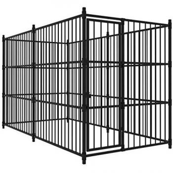 vidaXL Perrera de exterior 300x150x185 cm