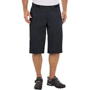 Vaude - Pantalón de lluvia para hombre, talla XL, color negro