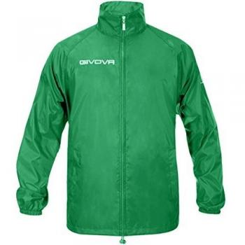 Chaqueta Impermeable y Antiviento para Niños Givova Basico Verde 2XS