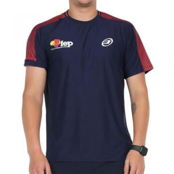 Camiseta Bullpadel Exudo Blanco de Manga Corta