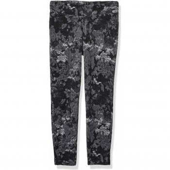 Columbia Glacial L Leggins Estampados, Niñas, Negro