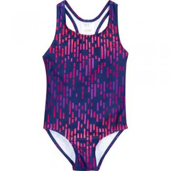 Playshoes Girls' UV Protection One-Piece Swimsuit All-Over Print