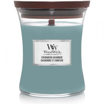 Woodwick Evergreen Cashmere Scented Candle 275 g