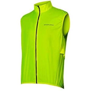 Endura Pakagilet - Chaleco de ciclismo para hombre, color amarillo